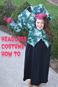 Quick & Easy DIY Headless Costume How To - That Doesn't Cost a Fortune!