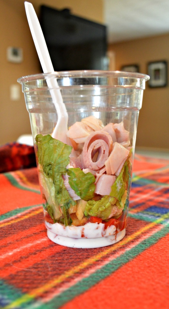Kid Friendly Salad in a Cup