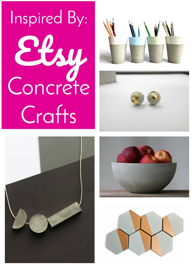 Inspired By: Etsy | Concrete Crafts