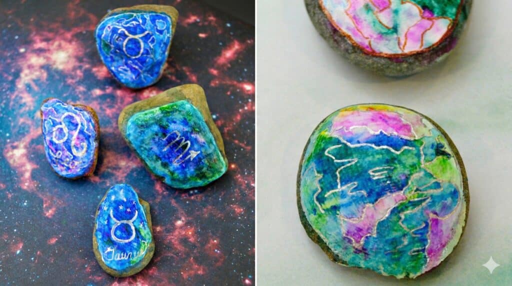 Homemade Colored Rocks Calm Down! 2 Types of DIY Painted Rocks that will Put You In That Flow ...