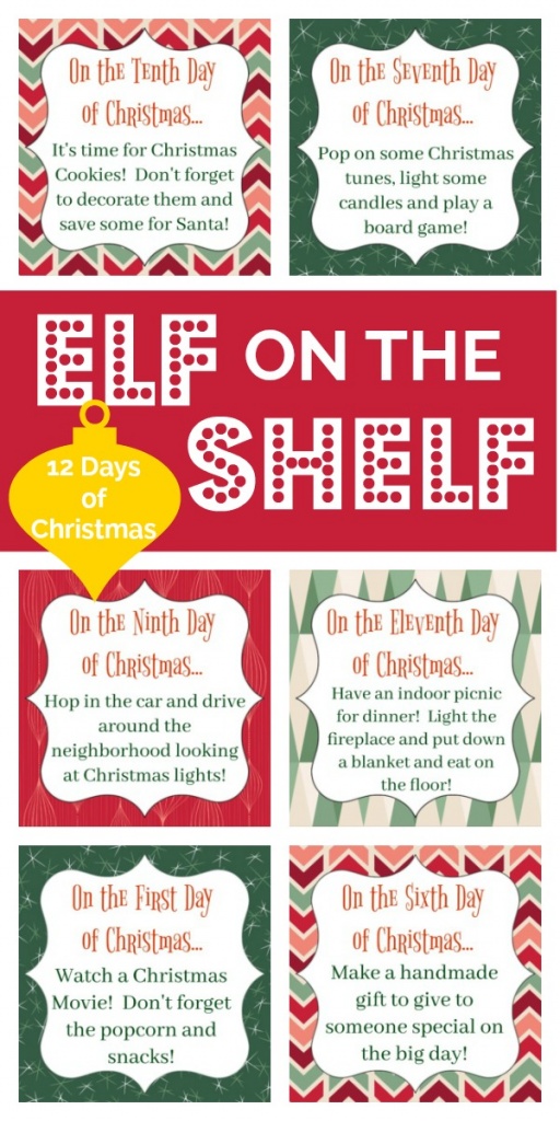 Elf on the Shelf and the Twelve Days of Christmas