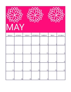 2018 Free Printable Calendar