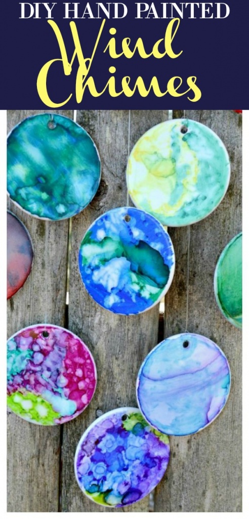 DIY Hand Painted Wind Chimes