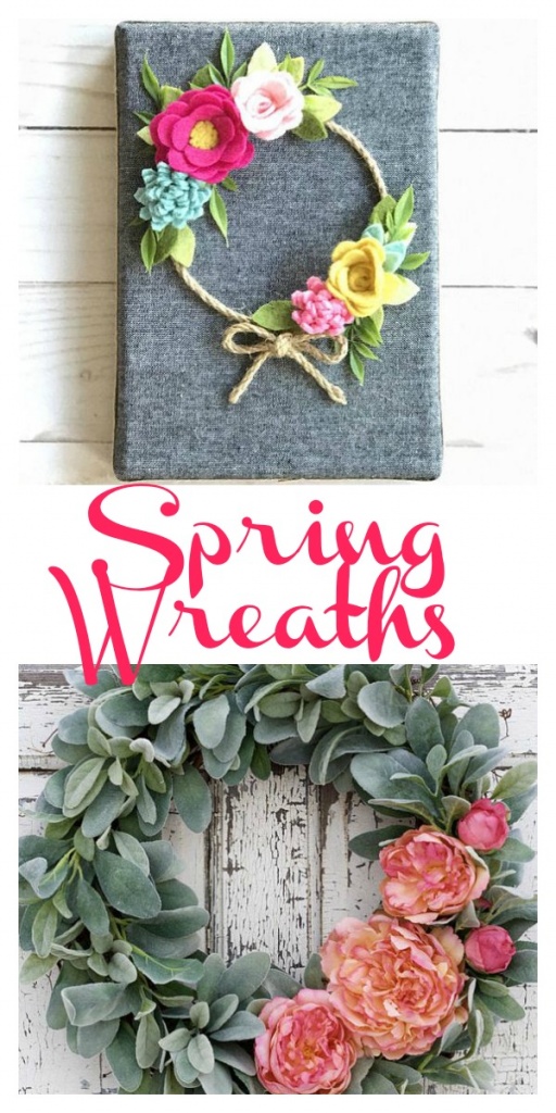 Simple Spring Wreaths That You Can Totally DIY
